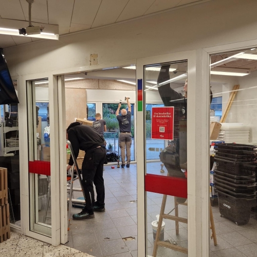 Renovering af supermarked hvalpsund