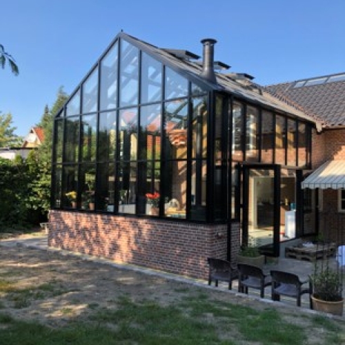 Tilbygning i Glas 